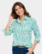 Long Sleeve Cotton Shirt - Forest Green