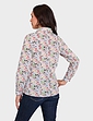 Long Sleeve Cotton Shirt - Ivory Multi