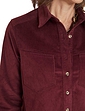 Long Sleeve Cord Shirt - Wine