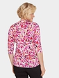 Jersey Pintuck Print Shirt - Pink