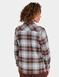 Fleece Lined Zip Front Check Shirt - Light Khaki