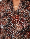 Jersey Print Collared Shirt - Rust