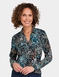 Jersey Print Collared Shirt - Teal