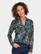 Jersey Print Collared Shirt - Teal