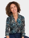 Jersey Print Collared Shirt - Teal