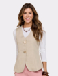 Lined Waistcoat - Beige