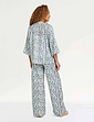 Soft Jacket and Trouser Set - Grey & Cornflower