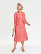 Lace Dress and Jacket - Coral