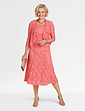 Lace Dress and Jacket - Coral