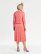 Lace Dress and Jacket - Coral