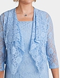 Lace Dress and Jacket - Pale Blue