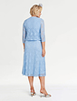 Lace Dress and Jacket - Pale Blue