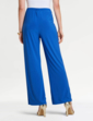 Three Piece Lace Trim Trouser Set - Cobalt
