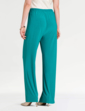 Three Piece Lace Trim Trouser Set - Emerald