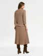 Two Piece Brushed Rib Top and Skirt Set - Oatmeal