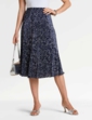 Plisse Skirt 25 Inch - Navy