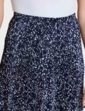 Plisse Skirt 25 Inch - Navy