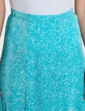 Plisse Skirt 25 Inch - Turquoise