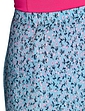 Plisse Skirt - 27 Inches - Dusky Blue