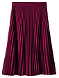 Sunray Permanent Pleat Jersey Skirt - Wine