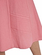 Fully Lined Linen Mix Skirt - Coral