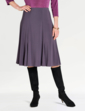 Lined Soft Jersey Skirt - Mink