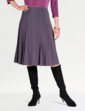 Lined Soft Jersey Skirt - Mink