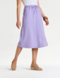 Cotton Pull On Skirt - Lavender