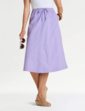 Cotton Pull On Skirt - Lavender