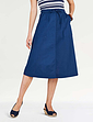Cotton Pull On Skirt - Navy