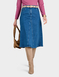 Denim Panel Skirt - Stonewash