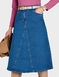 Denim Panel Skirt - Stonewash
