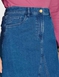 Denim Panel Skirt - Stonewash