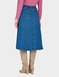 Denim Panel Skirt - Stonewash