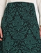 Baroque Jacquard Jersey Skirt - Green