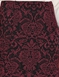 Baroque Jacquard Jersey Skirt - Wine