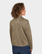 Tailored Suedette Jacket - Khaki