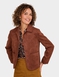 Tailored Suedette Jacket - Tan