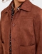 Tailored Suedette Jacket - Tan