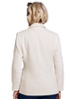 Tailored Lined Boucle Blazer - Cream