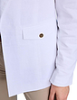 Linen Mix Tailored Jacket - White