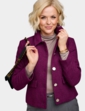 Emreco Tailored Lined Boucle Jacket - Wine
