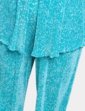 Tab Detail Plisse Soft Jacket - Turquoise