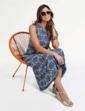 Ladies Reversible Dress - Blue Print