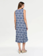 Ladies Reversible Dress - Blue Print