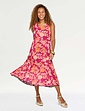 Ladies Reversible Dress - Navy Cerise