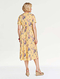 Viscose Print Tea Dress - Lemon