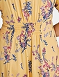 Viscose Print Tea Dress - Lemon