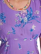 Viscose Print Tea Dress - Violet
