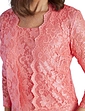 Lace Dress and Jacket Coral